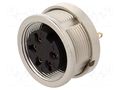 Connector: M16; socket; female; PIN: 5; 5A; 250V; soldering; IP68 LUMBERG 0304-05-1