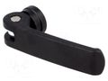 Lever; clamping; Thread len: 10mm; Lever length: 63mm; Body: black ELESA+GANTER GN927-63-M5-B