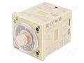 Timer; 0,05s÷30h; DPDT; 250VAC/5A; Usup: 100÷240VAC; H3CR-F; octal OMRON H3CR-F8-AC10024