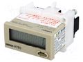 Counter: electronical; LCD; pulses; 99999999; IP66; IN 1: voltage OMRON H7EC-NFV