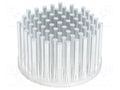 Heatsink; LED; Ø: 54mm; H: 30mm; 6.95K/W FISCHER ELEKTRONIK ICKSR54X30