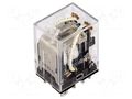 Relay: electromagnetic; DPDT; Ucoil: 12VDC; Icontacts max: 10A OMRON LY2-12DC