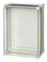 ENCLOSURE, MULTIPURPOSE, GRY/CLR, PC PC 3828 18 T-2FSH ENCL.