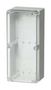 ENCLOSURE, MULTIPURPOSE, GREY/CLR, PC PCT 153412 ENCLOSURE