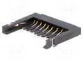 Connector: for cards; SD; without ejector; SMT; gold-plated; 500mA ATTEND MCC-SD/1