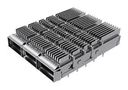 CONN CAGE, QSFP-DD, 1X3 GANGED, PRESSFIT UE36C3620005A3A