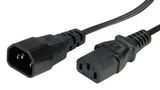 POWER CORD, IEC 320 C14 - C13, 1M 19.08.1510