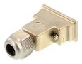 D SUB BACKSHELL, 180DEG, DE, ABS 172704-0192