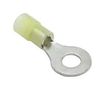 TERMINAL, RING TONGUE, 1/4", YEL, 10AWG AI-50240N