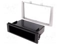 Radio frame; Peugeot; 2 DIN; silver ACV RAM-40.437.1