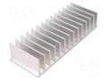 Heatsink: extruded; grilled; L: 60mm; W: 165mm; H: 35mm; aluminium STONECOLD RAD-A4291/60