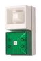 AUDIO/VISUAL SIGNAL, FLASH, 24VDC, GREEN 245232