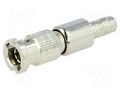 Connector: Micro BNC; plug; male; straight; 75Ω; HD-BNC; crimped AMPHENOL RF 034-1026