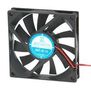 DC AXIAL FAN, BALL, 23CFM, 0.08A, 24V OD8015-24MB