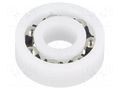 Bearing: ball; Øint: 10mm; Øout: 26mm; W: 8mm; Cage: polyamide IGUS BB-6000-B180-10-ES