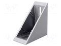 Angle bracket; for profiles; Width of the groove: 8mm; W: 40mm FATH FA-093W802N08