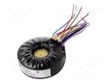 Transformer: toroidal audio; 120VA; 115VAC; 250V; 3.15÷3.15V; 4.5A TOROIDY TSTA120/002