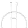 Kabel szybkiego ładowania USB-C do USB-C Baseus Superior 2 100W 1m (biały), Baseus P10365200211-03