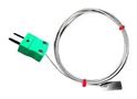 THERMOCOUPLE, TYPE K, 2M, 350DEG C FL-K-2.0-C4-MP