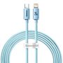 Kabel USB-C do iP Baseus Crystal Shine,  20W, 2m (niebieski), Baseus CAJY001403