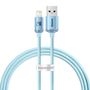 Kabel USB do iP Baseus Crystal Shine, 2.4A, 1.2m (niebieski), Baseus CAJY001103
