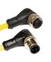 SENSOR CORD, 4P M12 R/A PLUG-R/A RCPT/5M C4BD05M005