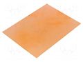 Laminate; FR4,epoxy resin; 0.6mm; L: 100mm; W: 75mm; Coating: copper SOLDER PEAK LAM75X100E0.6