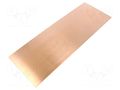 Laminate; FR4,epoxy resin; 0.6mm; L: 280mm; W: 100mm SOLDER PEAK LAM100X280H0.6