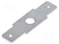 Terminal: flat; 6.3mm; 0.8mm; 2 x male; M4; double; screw; brass DEGSON ELECTRONICS K3-00AH