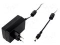 Power supply: switching; mains,plug-in; 9VDC; 3.11A; 28W; 86% MEAN WELL GST36E09-P1J
