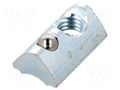 Nut; for profiles; Width of the groove: 6mm; steel; zinc; T-slot FATH FA-096556