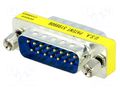 Transition: adapter; D-Sub 15pin male,both sides ENCITECH DMGC-1515-MM