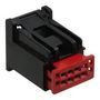 CONNECTOR HOUSING, RCPT, 6POS 30700-1061