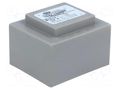 Transformer: encapsulated; 12VA; 230VAC; 12V; 12V; 500mA; 500mA; PCB INDEL TSZZ10/2X12V