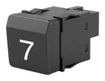 PB SWITCH, SPST-NO, 0.05A, 12VDC, PANEL 09-400009.10251