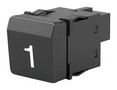 PB SWITCH, SPST-NO, 0.05A, 12VDC, PANEL 09-400009.1S0010