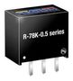 DC-DC CONVERTER, 3.3V, 0.5A R-78K3.3-0.5