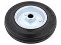 Transport wheel; Ø: 150mm; W: 40mm; Dyn.load: 1700N; Rol.load: 1000N ELESA+GANTER RE.E3-150-RBL