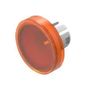LENS, 19.7MM, ROUND, PLASTIC, ORANGE 61-9642.3