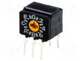 Encoding switch; HEX/BCD; Pos: 16; THT; Rcont max: 200mΩ; 1Ncm; A6CV OMRON Electronic Components A6CV-16R