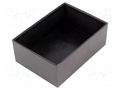 Enclosure: designed for potting; X: 64mm; Y: 89mm; Z: 32.5mm; ABS HAMMOND HM-1596B115