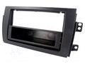 Radio frame; Fiat,Suzuki; 2 ISO; black COMPOTECH RAM-40.212