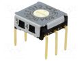 Encoding switch; HEX/BCD; Pos: 16; THT; Rcont max: 200mΩ; 1.96Ncm OMRON Electronic Components A6K-162RF