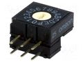 Encoding switch; HEX/BCD; Pos: 16; THT; Rcont max: 200mΩ; A6RV OMRON Electronic Components A6RV-162RF