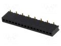 Connector: pin strips; socket; female; PIN: 16; straight; 1.27mm CONNFLY DS1065-02-1X16S8BS