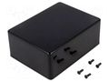 Enclosure: shielding; X: 82mm; Y: 110mm; Z: 44mm; ABS; black; IP54 HAMMOND HM-1591RSBK