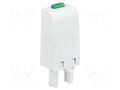 Signaling module; socket; Indication: LED; Colour: green; 6/24VAC RELPOL M61G