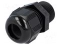Cable gland; NPT1/2"; IP68; polyamide; black; HELUTOP HT-NPT HELUKABEL HELU-92802