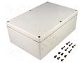 Enclosure: multipurpose; X: 164mm; Y: 244mm; Z: 90mm; EURONORD; grey FIBOX PC162409