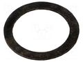 Gasket; chloroprene; Thk: 1.5mm; Øint: 31.5mm; Øout: 42mm; M32; black HELLERMANNTYTON AWS-M32